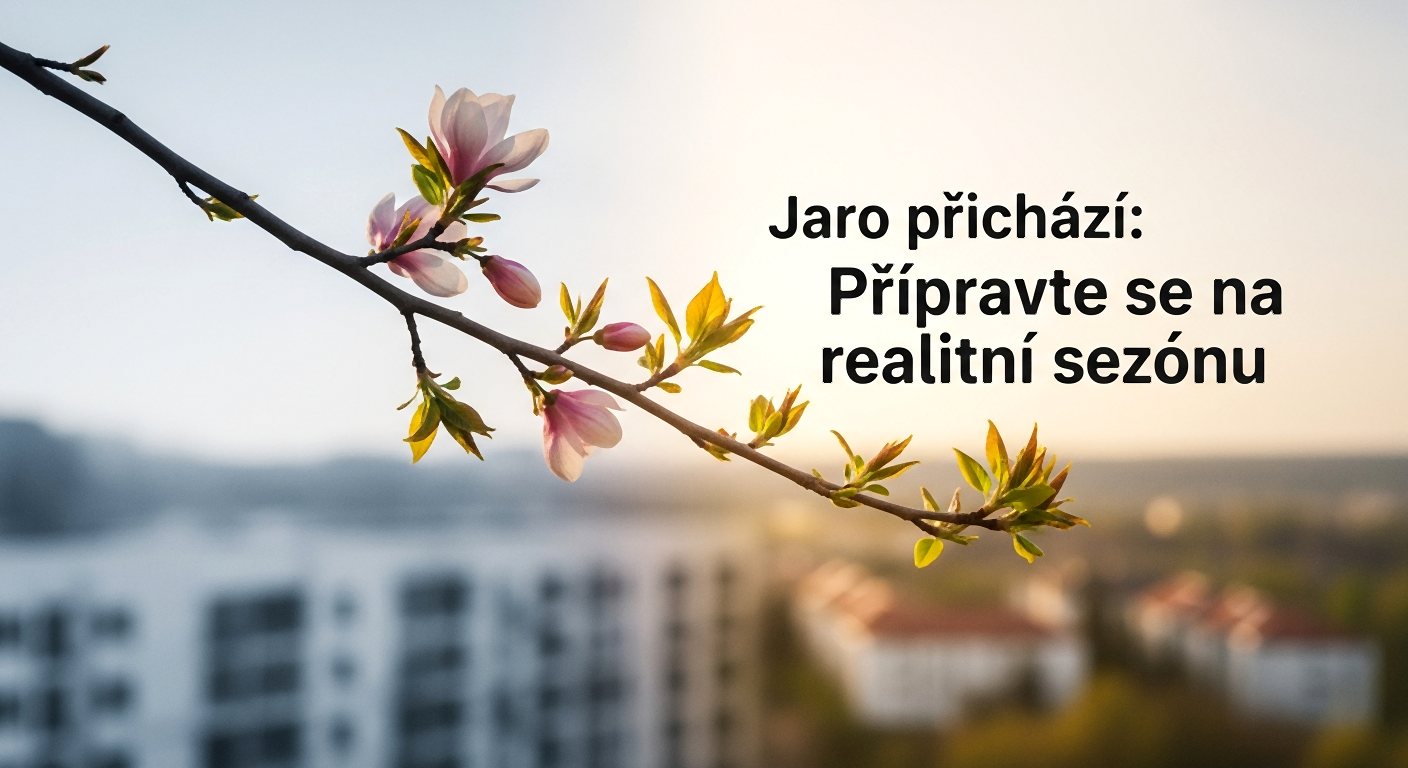Rozkvetlá zahrada u rodinného domu
